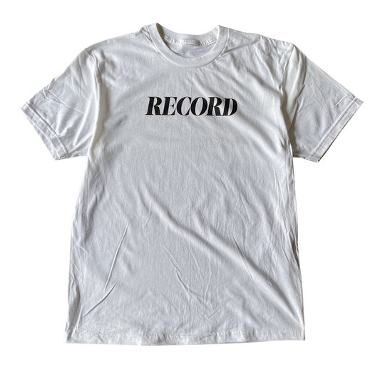 Record Text Tee