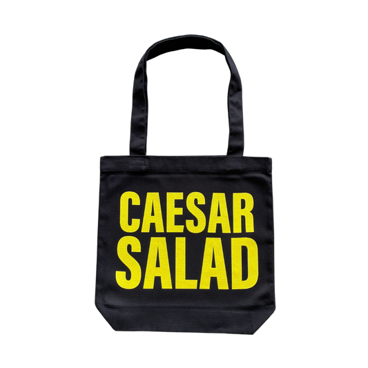 Caesar Salad Text Tote Bag