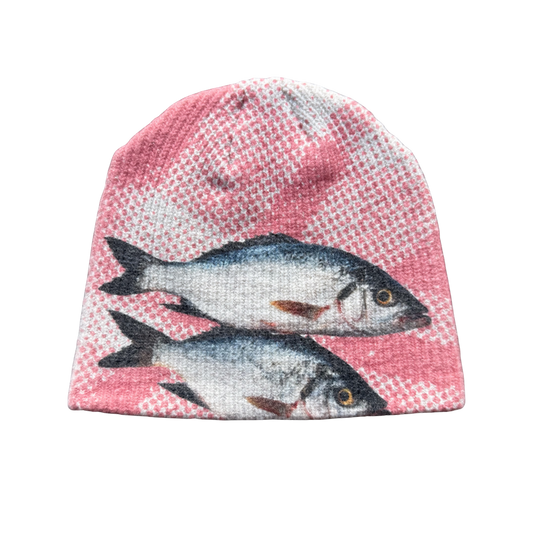 2 Fish short Beanie