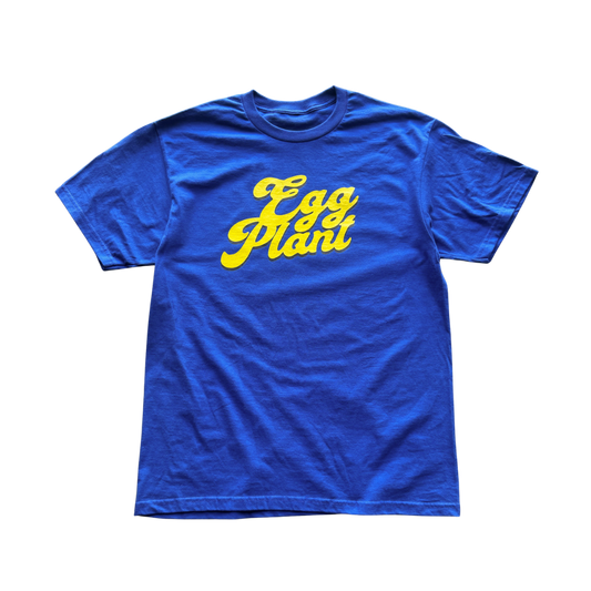 Egg Plant Text Tee