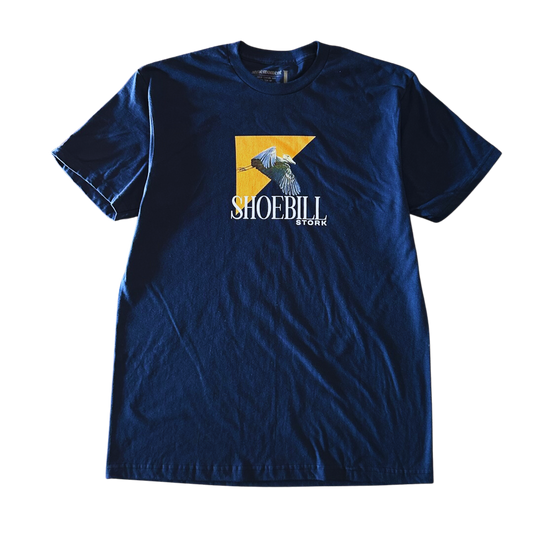 Shoebill Stork in Flight Tee