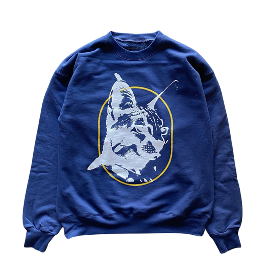 Serval Cat Crewneck