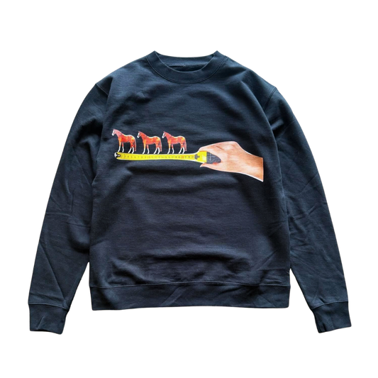 Measure Horses Crewneck