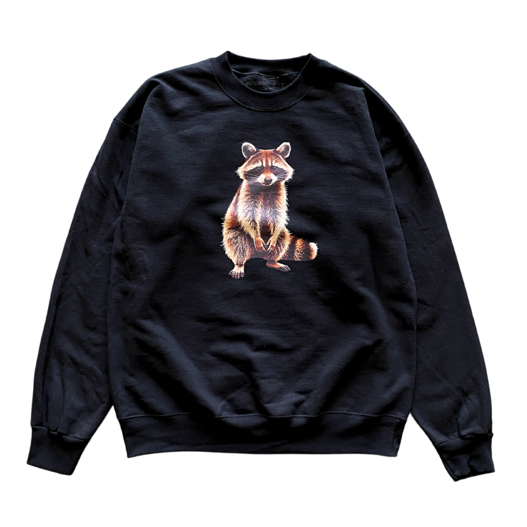 Raccoon Sneak Crewneck