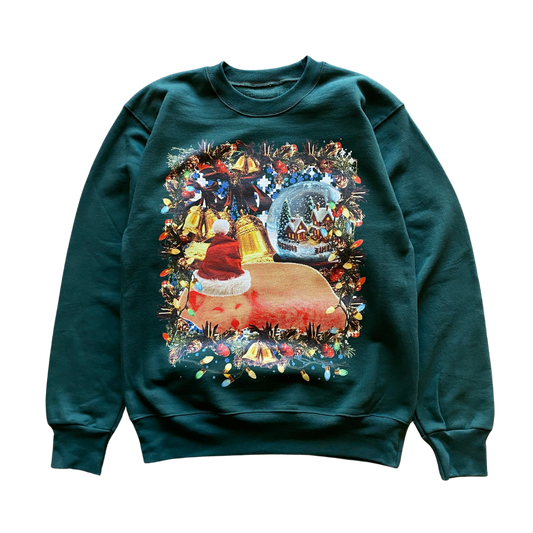 Fox Holiday Snuggle Crewneck