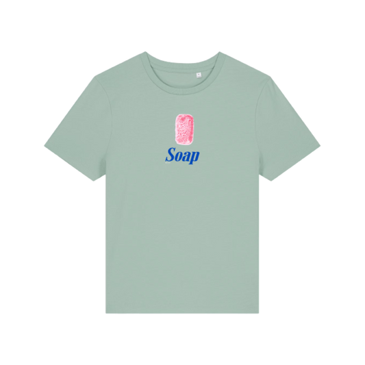 Pink Soap Bar Women's Fitted Tee