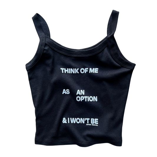 Option Women's Spaghetti Baby Rib