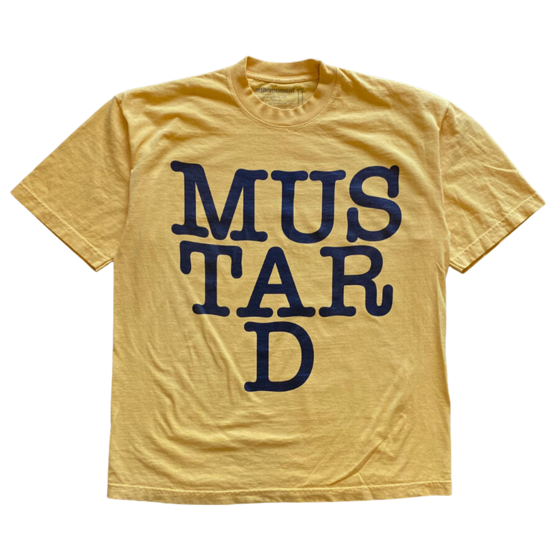 Mustard Text Tee