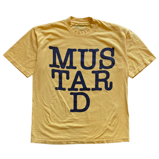 Mustard Text Tee