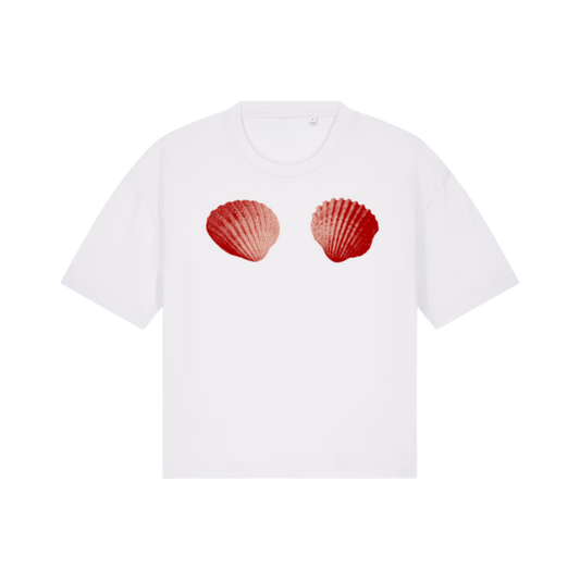 Sea Shell Boobs Women's Boxy Tee