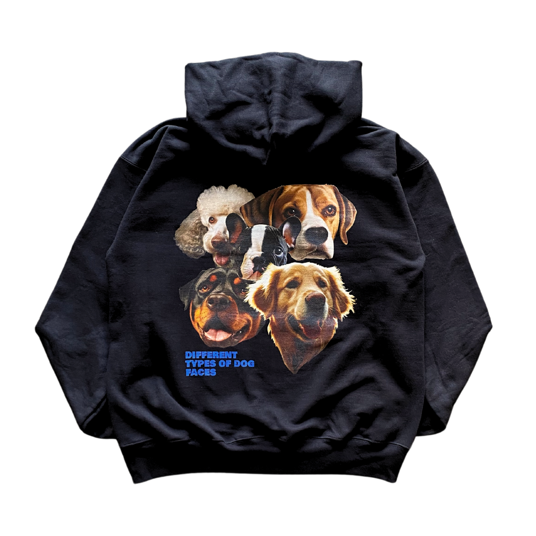 Types of Dog Faces Hoodie