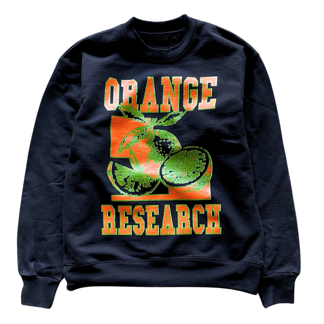 Orange Research Crewneck