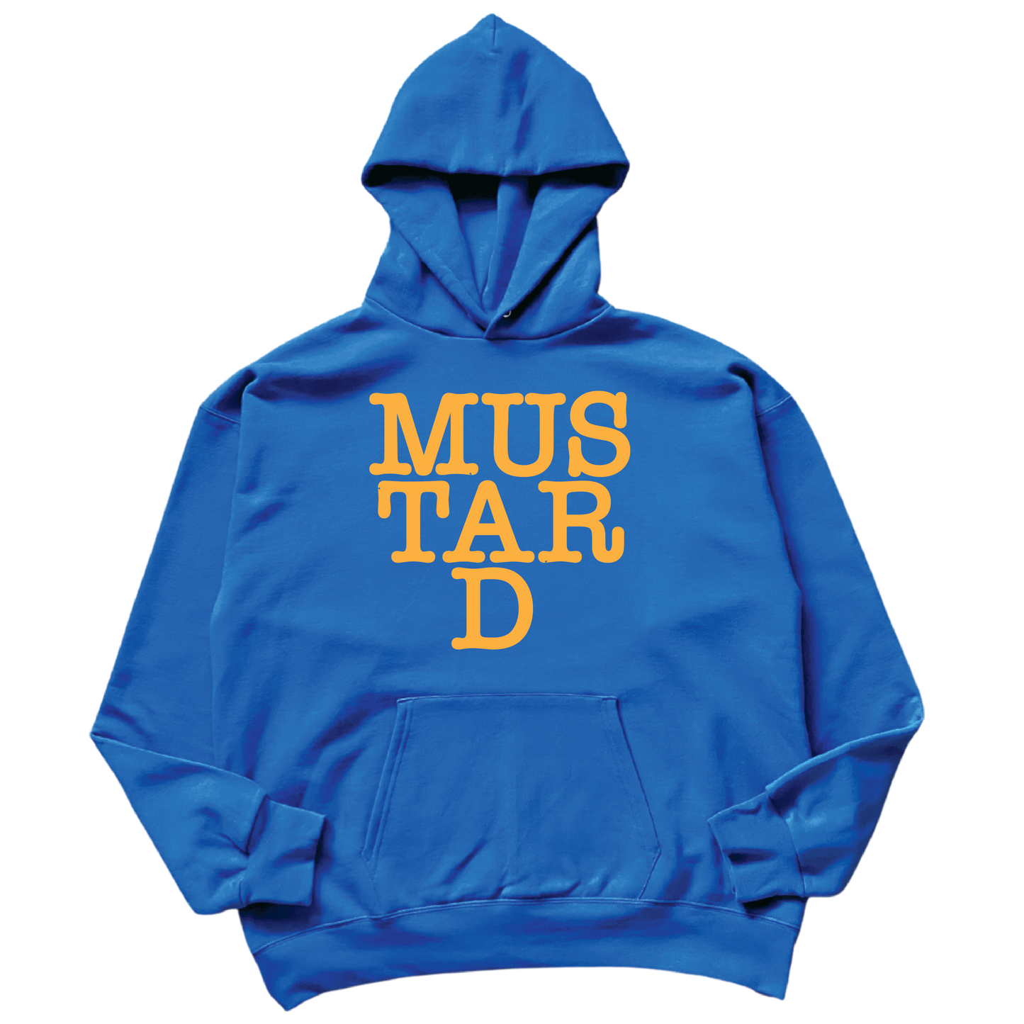 Mustard Text Hoodie