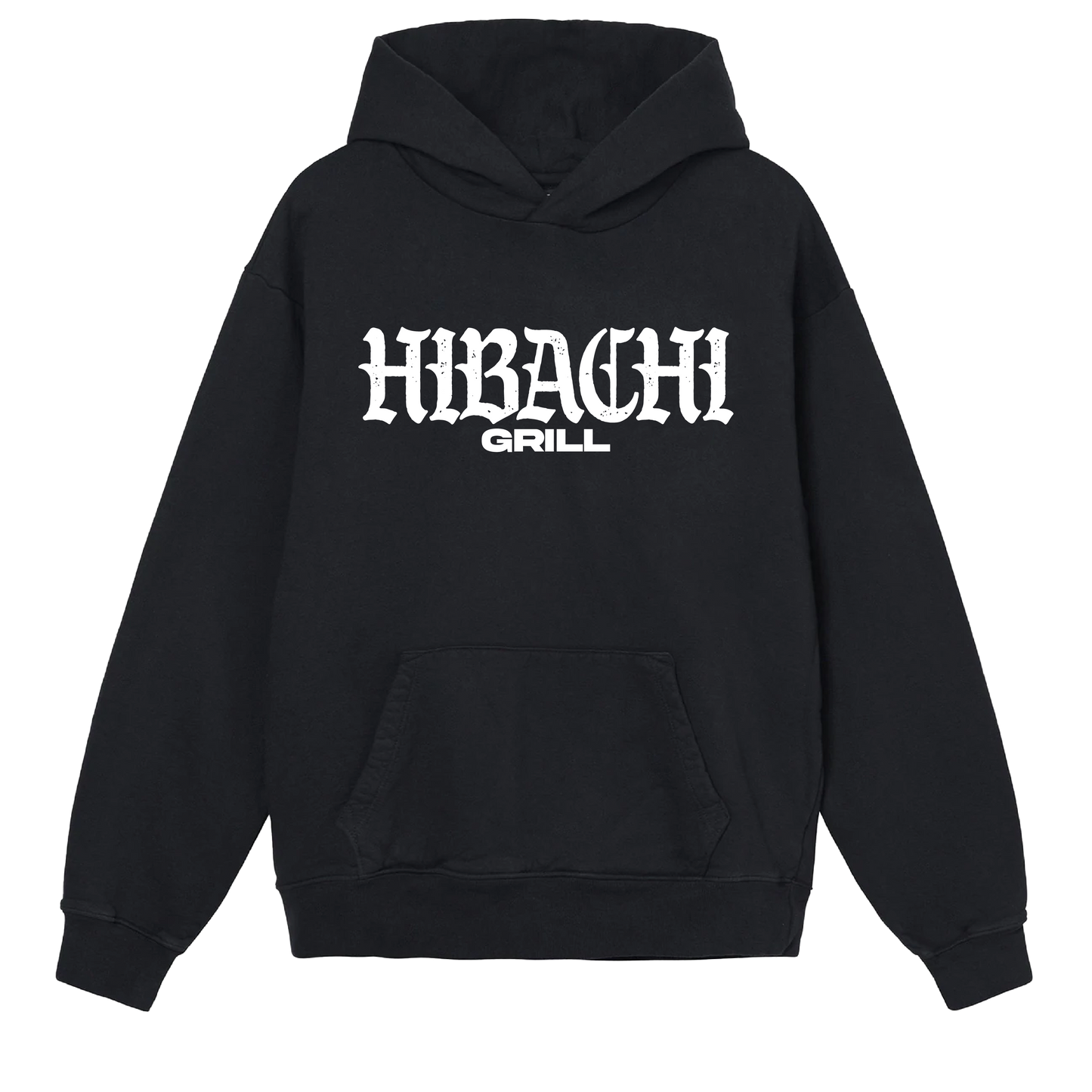 Hibachi Grill Text Hoodie