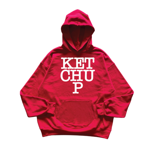 Ketchup Text Hoodie