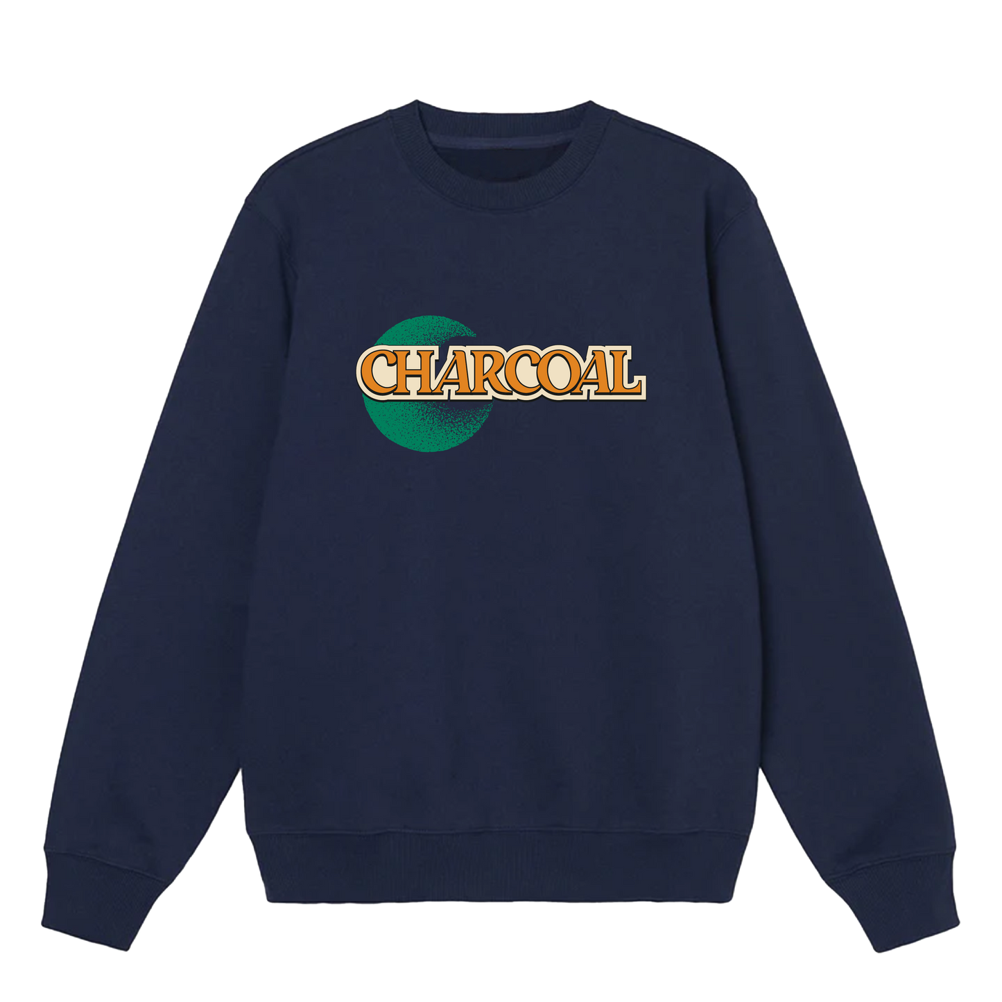 Charcoal Text Crewneck