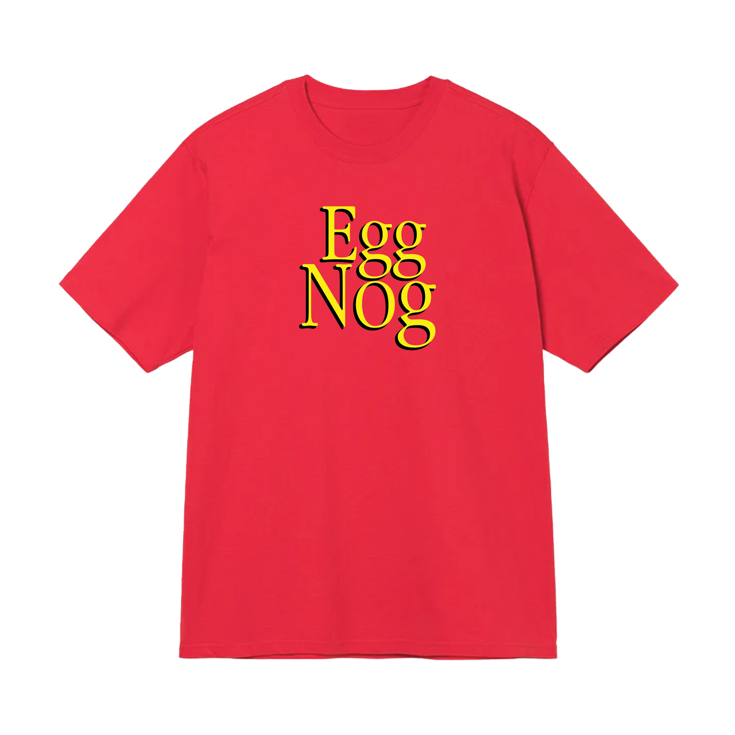 Egg Nog Text Tee