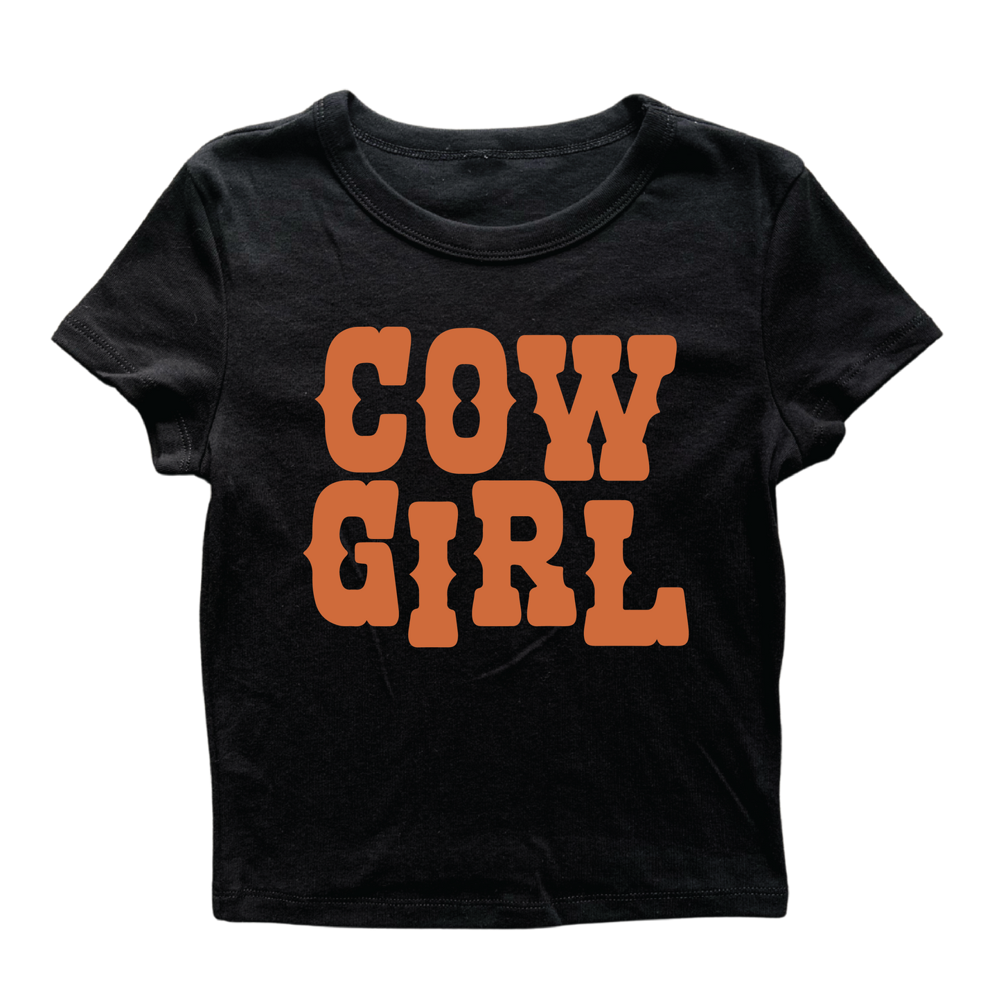 Cowgirl Text Women's Baby Rib