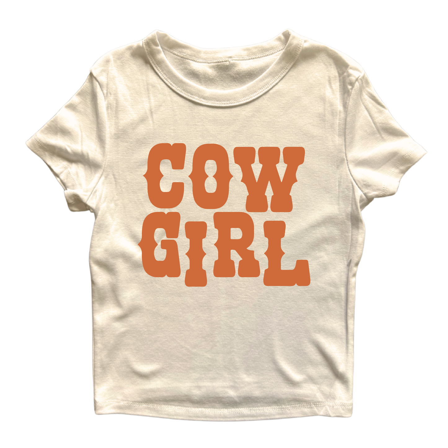 Cowgirl Text Women's Baby Rib