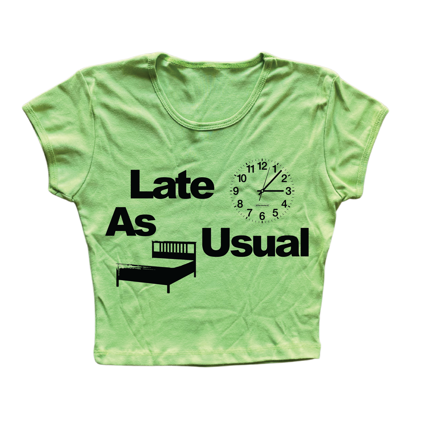 Late As Usual Women's Baby Rib