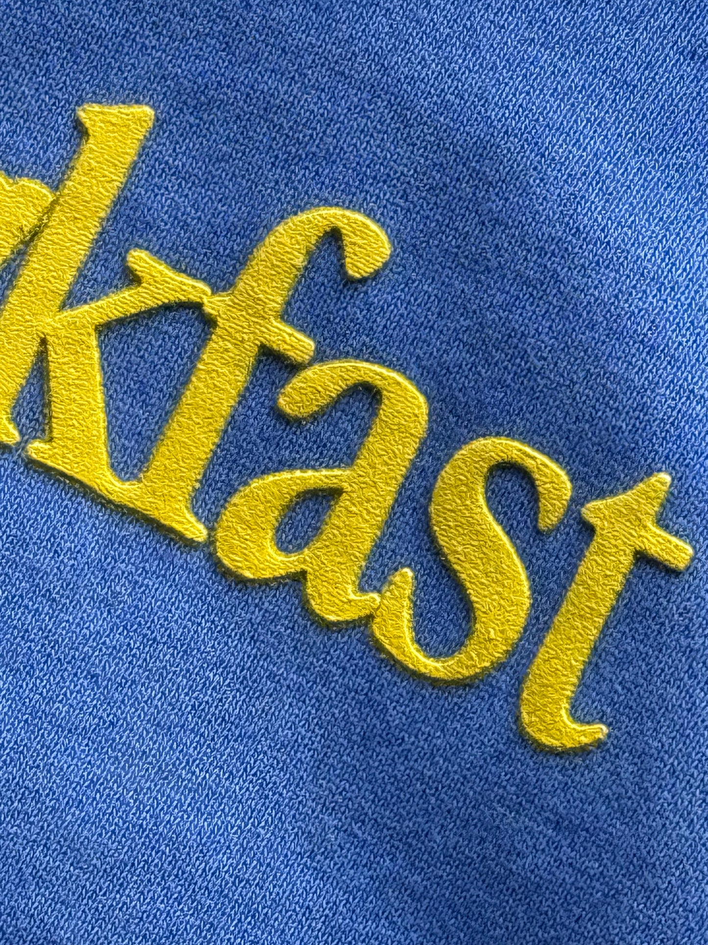 Breakfast Text Puff Hoodie