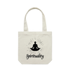 Spirituality Text Tote Bag