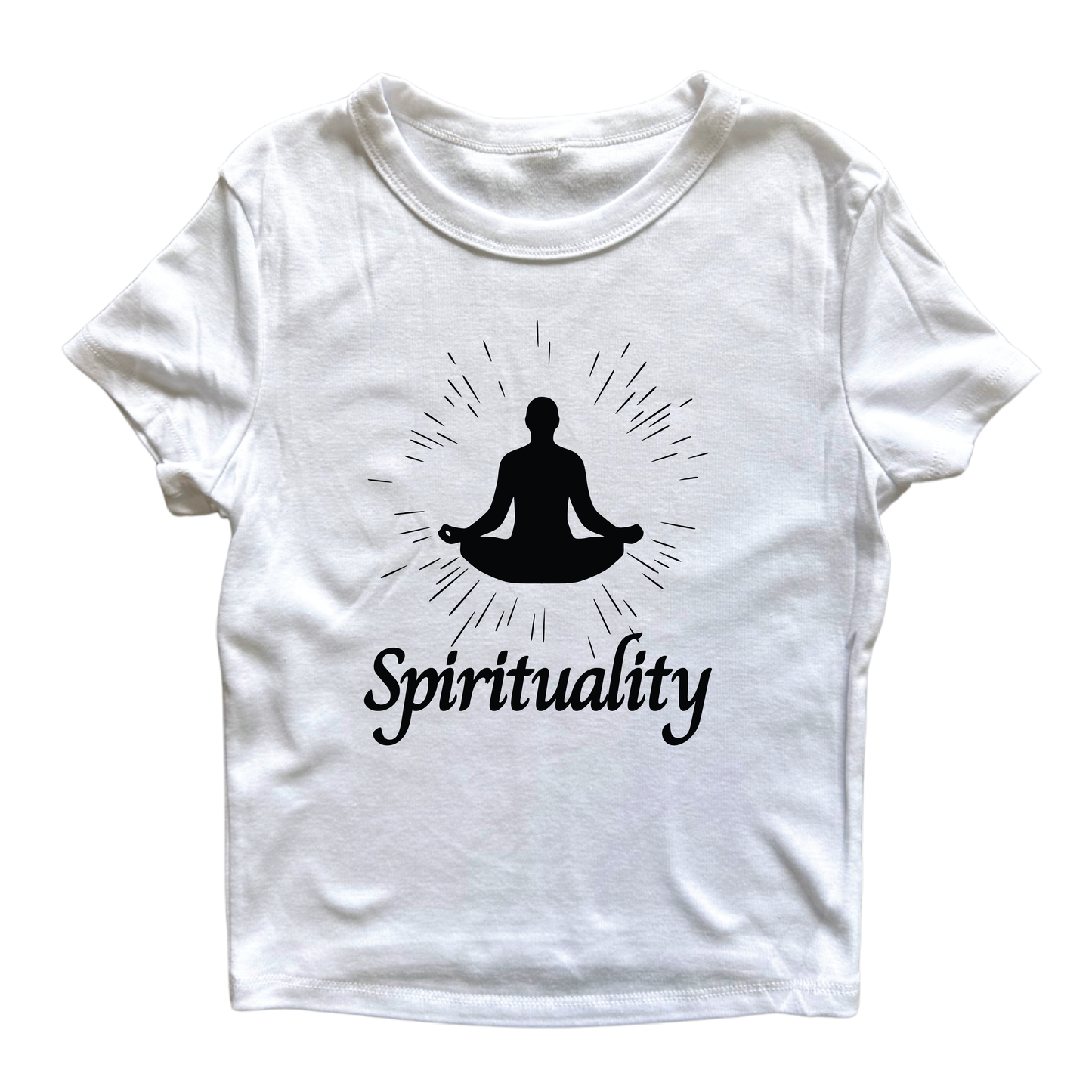 Spirituality Text Women's Baby Rib