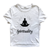 Spirituality Text Women's Baby Rib