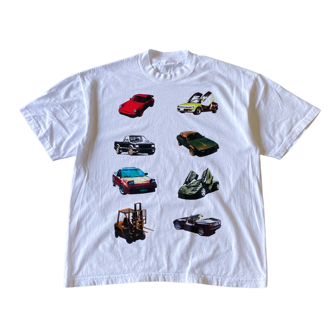 T-shirt de groupe de voitures