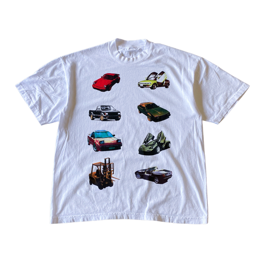 T-shirt de groupe de voitures