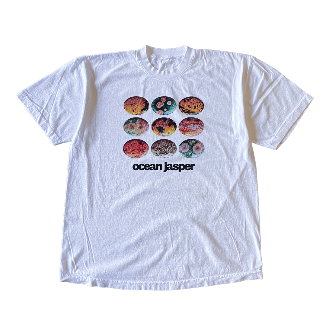T-shirt jaspe océan