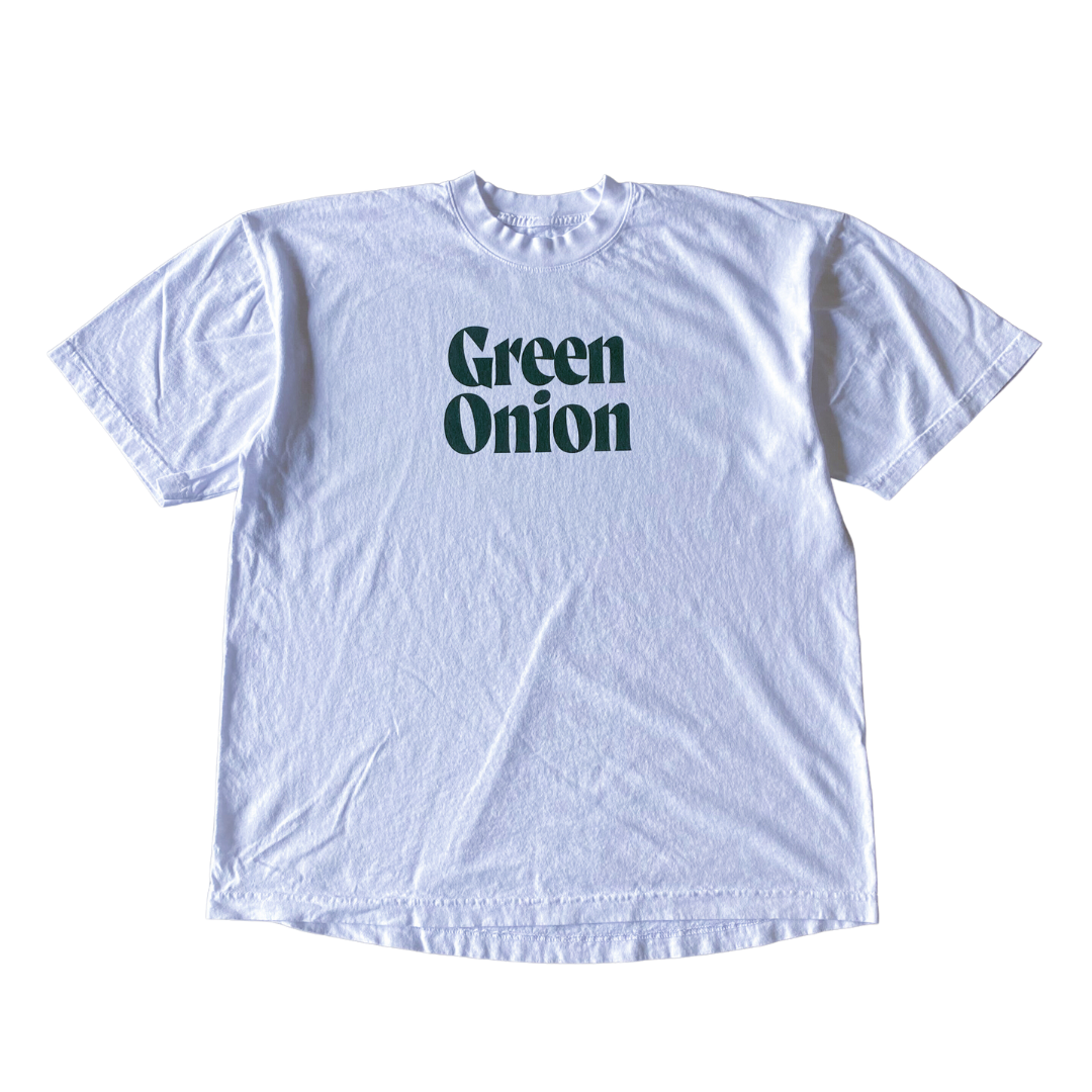 Green Onion Text Tee