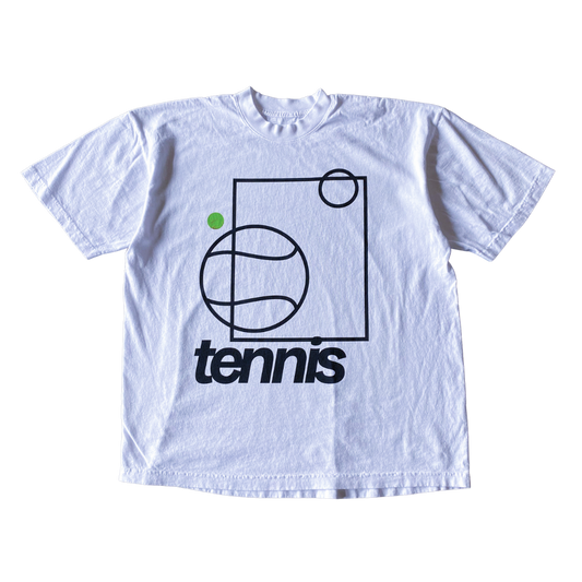 Tennisplatz-T-Shirt