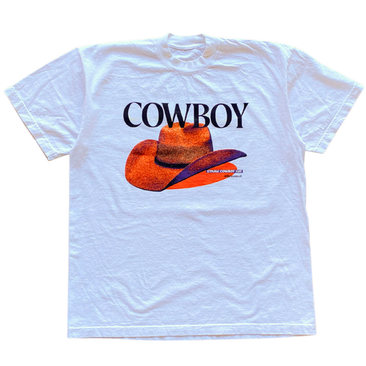 Cowboy Straw Hat Tee