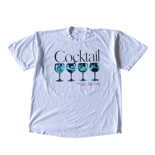 Cocktail-Gläser-T-Shirt