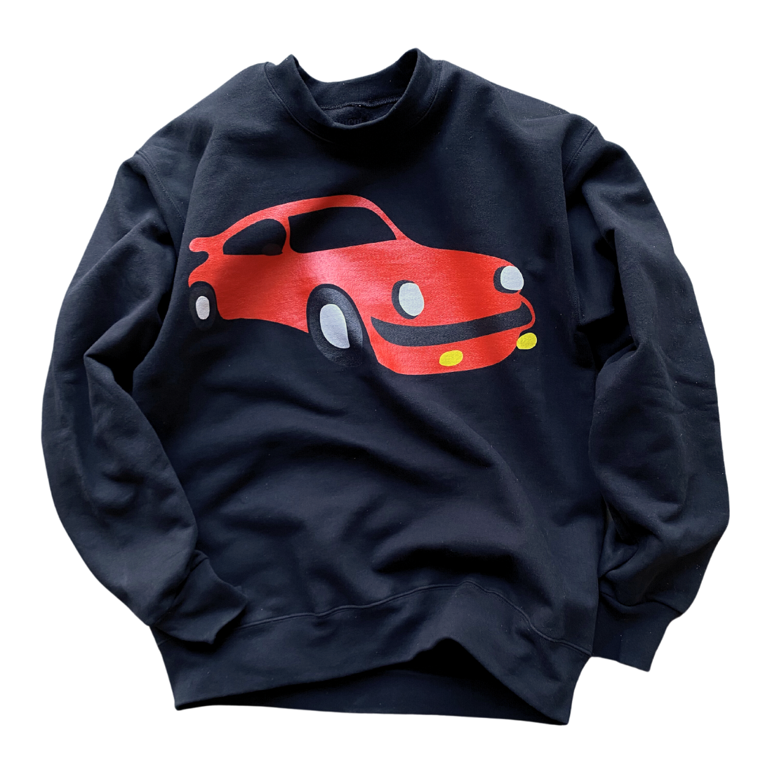 Red Sports Car Crewneck