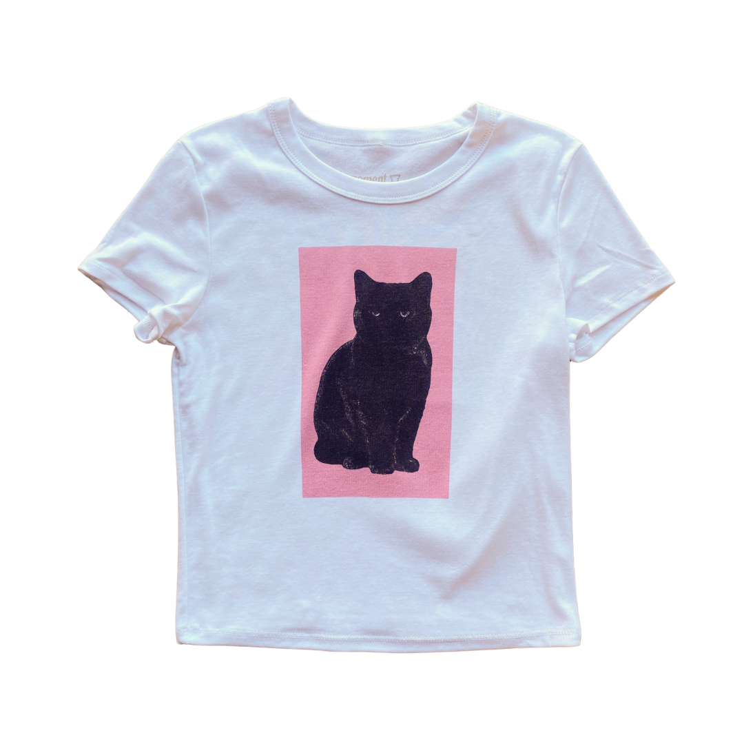 Black Cat Women's Baby Rib