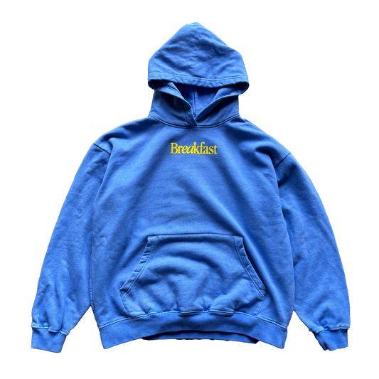 Breakfast Text Puff Hoodie