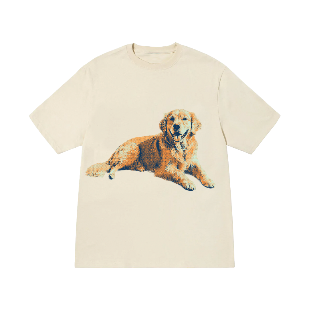 Golden Retriever Sitting Tee