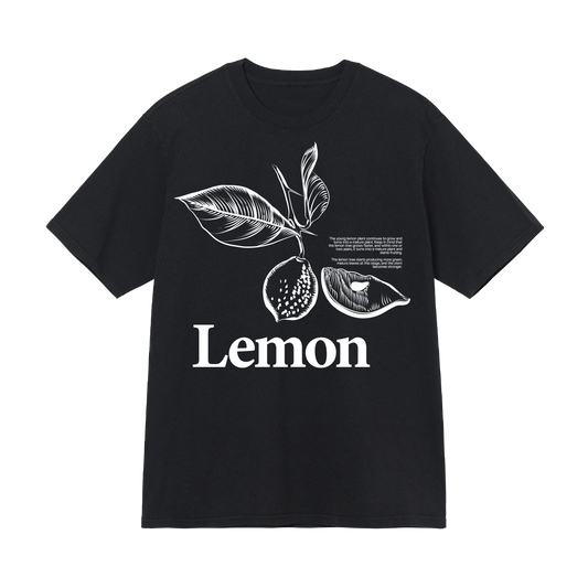 T-Shirt mit Zitronendetail