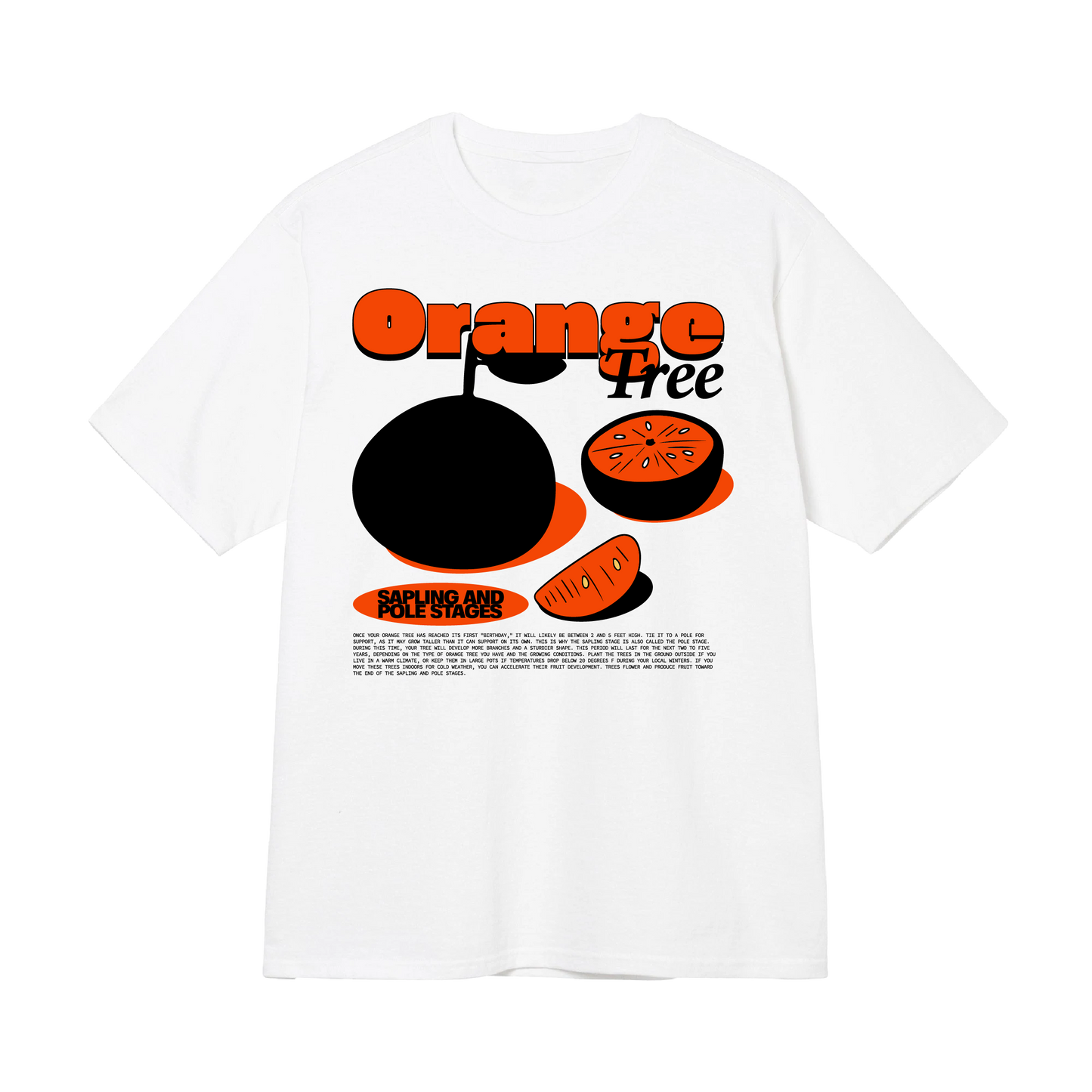 Orangenbaum-T-Shirt