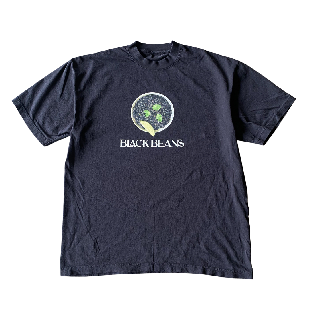 Schwarzes Bohnen-Bowl-T-Shirt