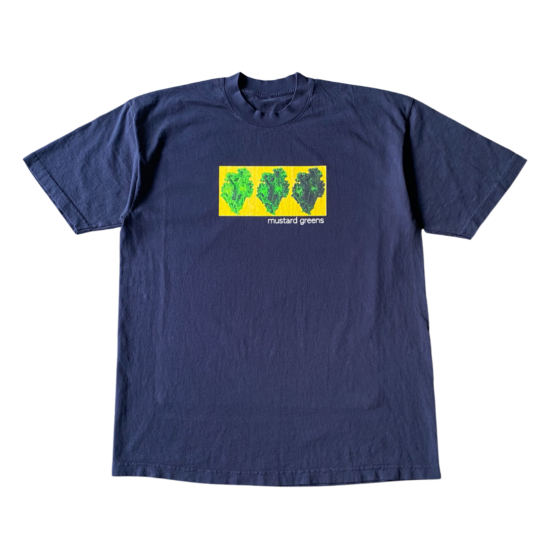 Senfgrünes T-Shirt