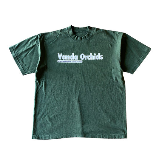 T-shirt texte orchidées Vanda