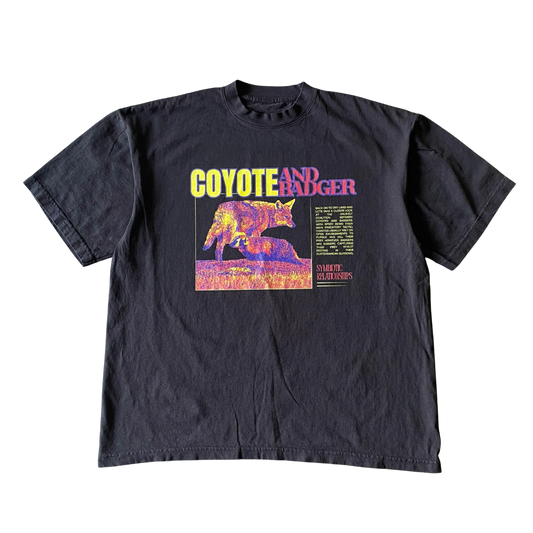 T-shirt Coyote et blaireau v1