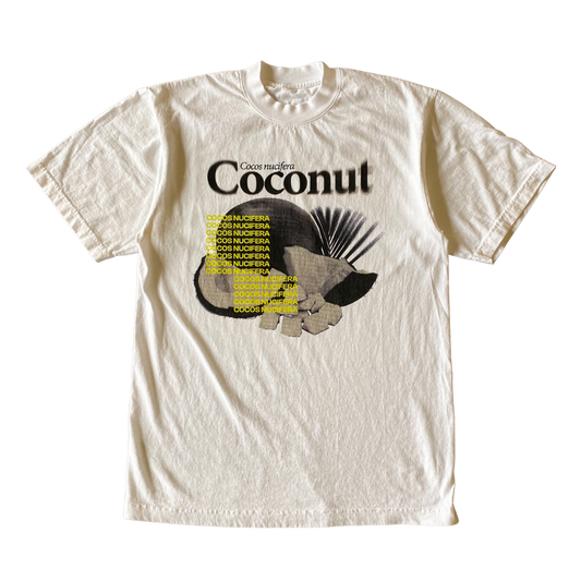 T-shirt de distorsion de noix de coco