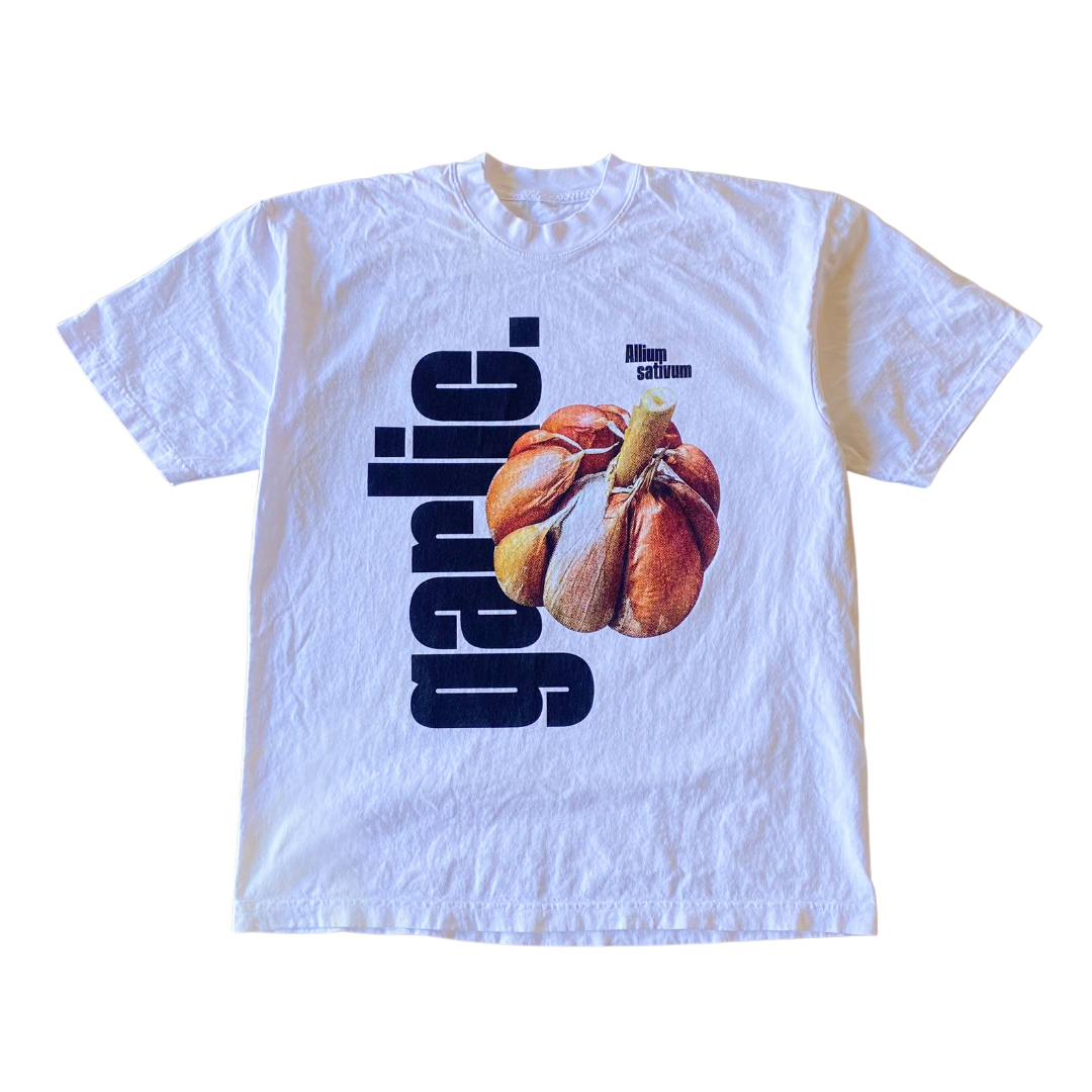 Knoblauch-Beilagen-T-Shirt