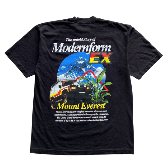 Mount Everest T-Shirt Schwarz