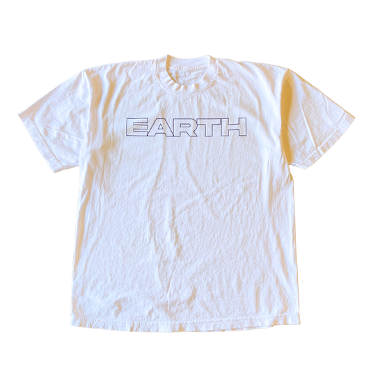T-shirt Earth Text