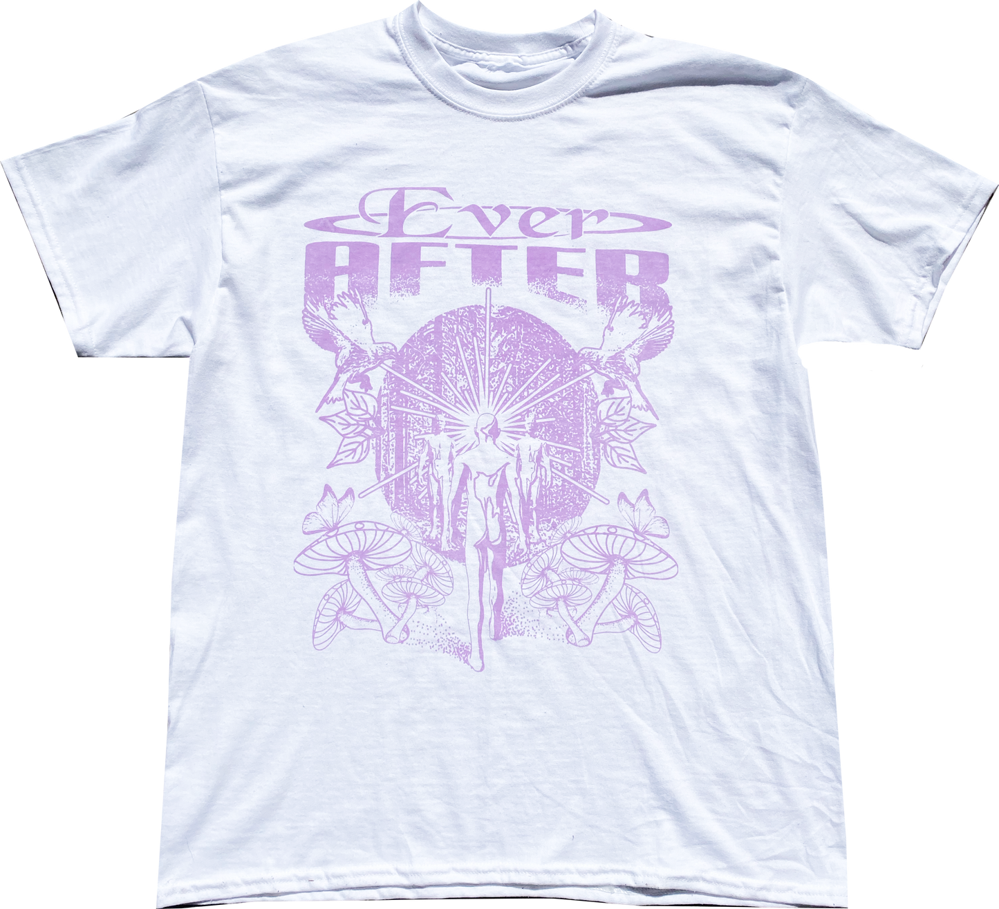 Afterlife SUN ACTIVATED Tee White